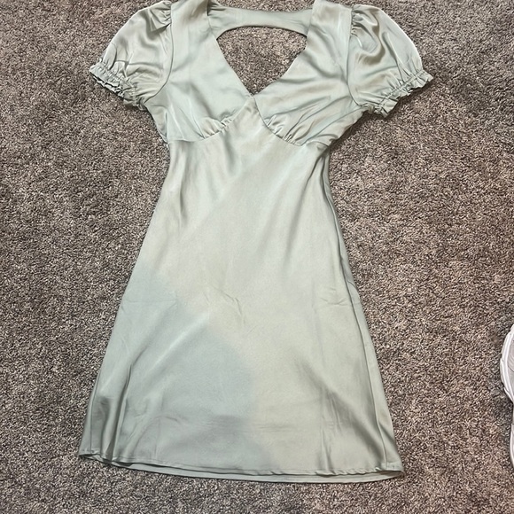 green emerald velvet dress Arlene Shimmer Gown